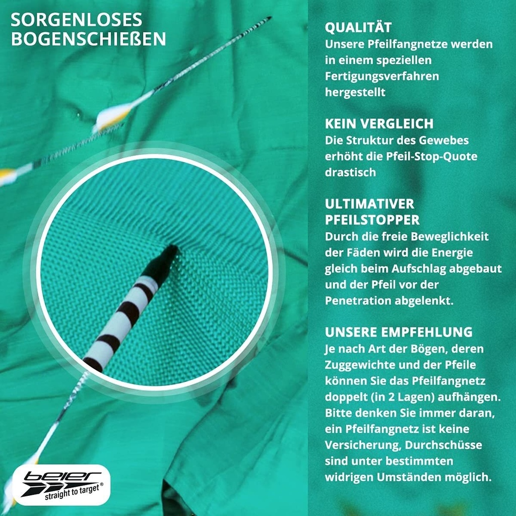 Pfeilfangnetz BStrong 4m Beier