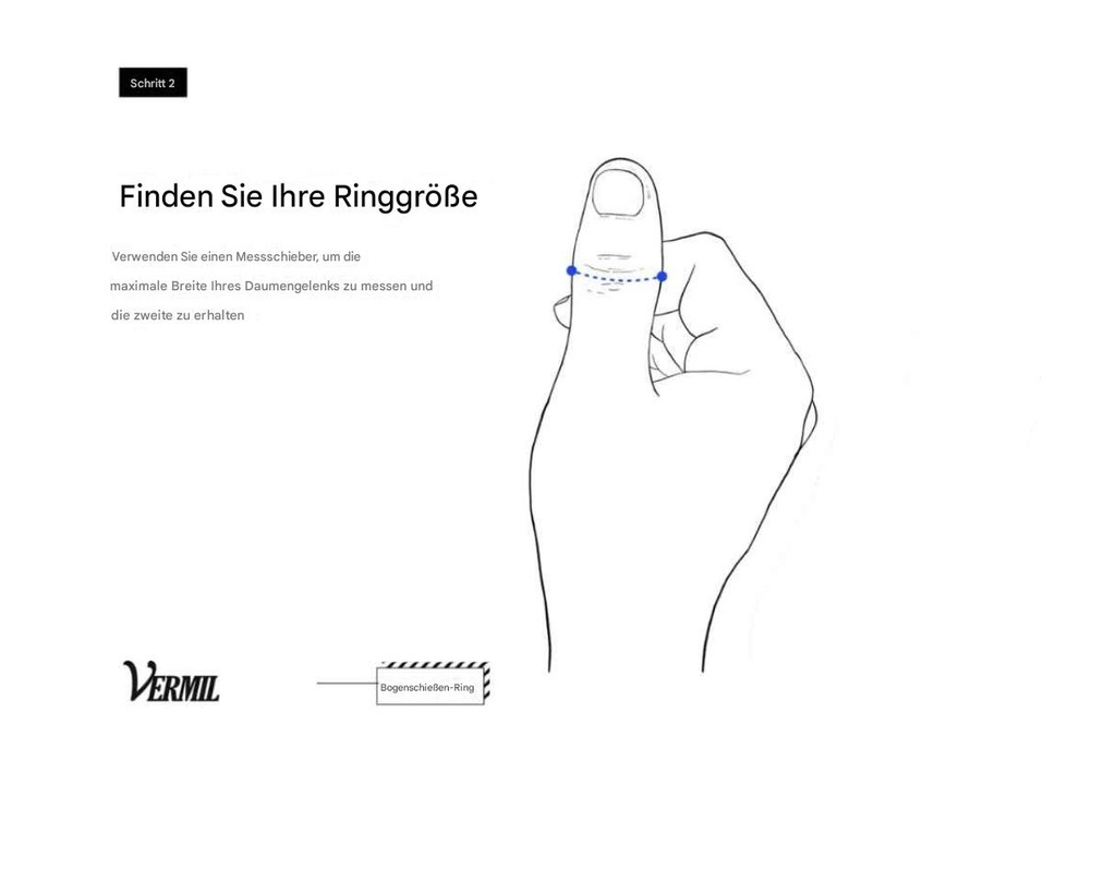 Daumenring Classic Vermil