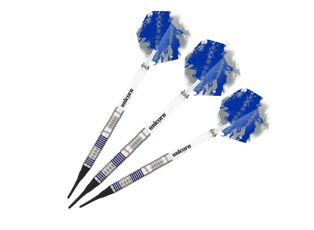 Soft Dart Silver Star Style Unicorn