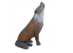 Timberwolf sitzend Leitold